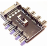 SATA 1 tot 8 Koelventilator Splitter Hub | 12V 3-pin | Snelheidscontrole | Zwart
