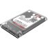Kunststof HDD SSD behuizing 2.5" USB 3.0 transparant