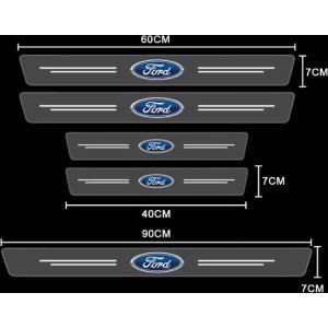 FORD dorpel bescherming transparant sticker 5 deurs