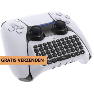 Draadloze Bluetooth-compatibel Toetsenbord voor PS5 Controller met Ingebouwde Speaker voor Playstation 5 Gamepad