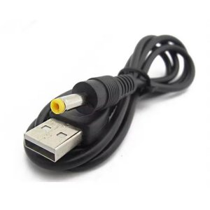 PSP laadkabel zwart voor 1000/2000 en 3000 serie PSP laadkabel zwart voor 1000/2000 en 3000 serie
